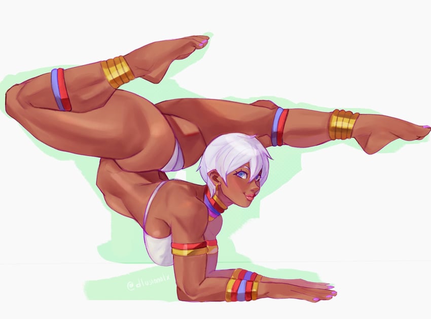 elena (street fighter and 1 more) drawn by dlusional