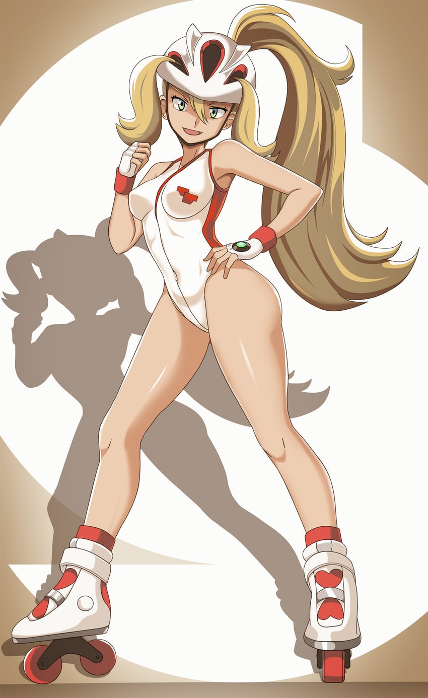 korrina (pokemon and 1 more) drawn by vivivoovoo