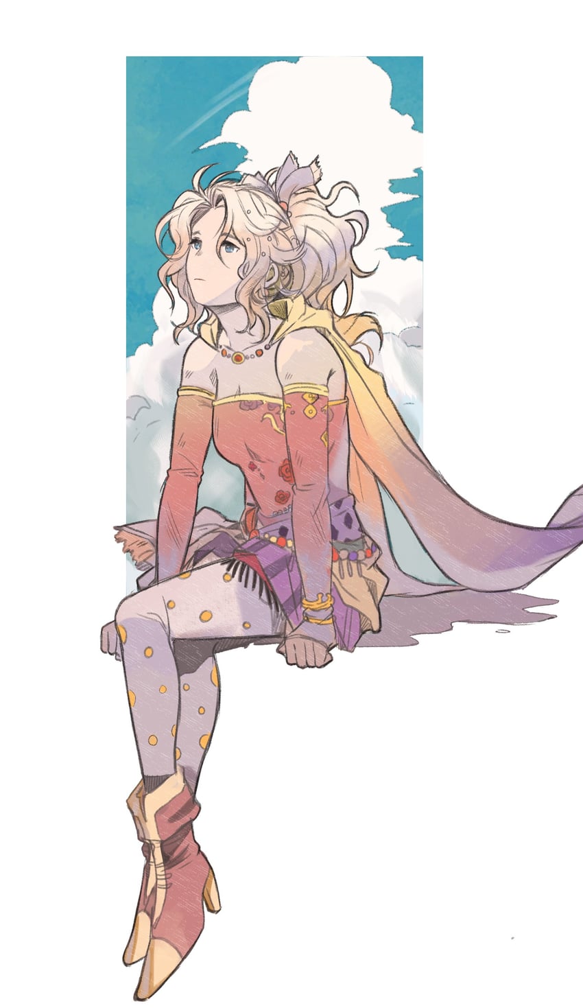 terra branford (final fantasy and 1 more) drawn by garbage_paper