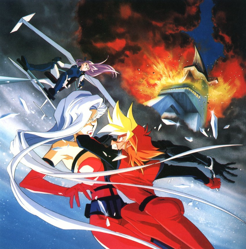 kei, yuri, and freya (dirty pair and 1 more) drawn by kimura_takahiro