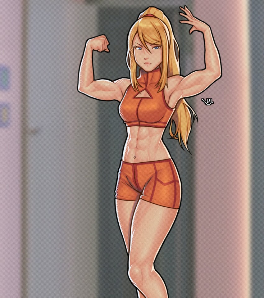 samus aran (metroid and 1 more) drawn by vj99