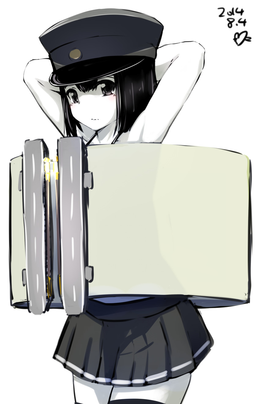 akitsu maru (kantai collection) drawn by momo_(higanbana_and_girl)