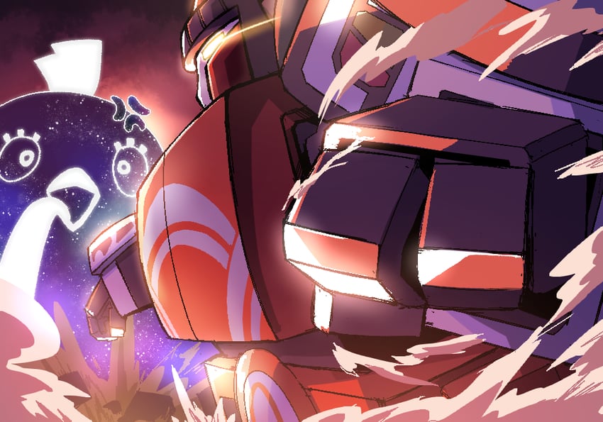 perorozilla and kaiten fx mk.0 (blue archive) drawn by jazz_jack