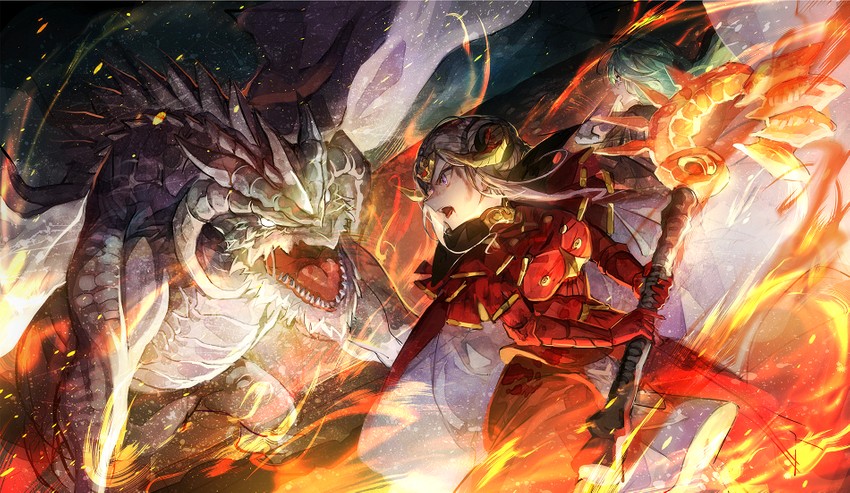 female byleth, edelgard von hresvelg, and the immaculate one (fire emblem and 1 more) drawn by mura_karuki