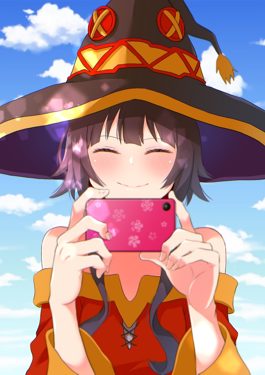 megumin (kono subarashii sekai ni shukufuku wo!) drawn by yasehattagi