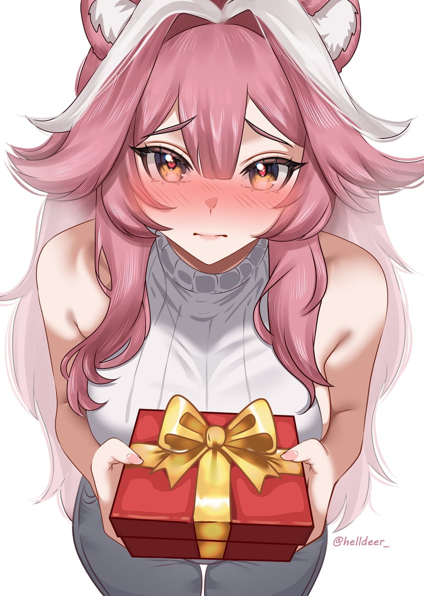 raora panthera (hololive and 1 more) drawn by helldeer