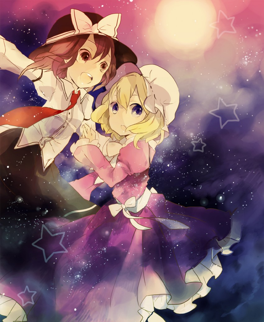 usami renko and maribel hearn (touhou and 1 more) drawn by azuma_aya