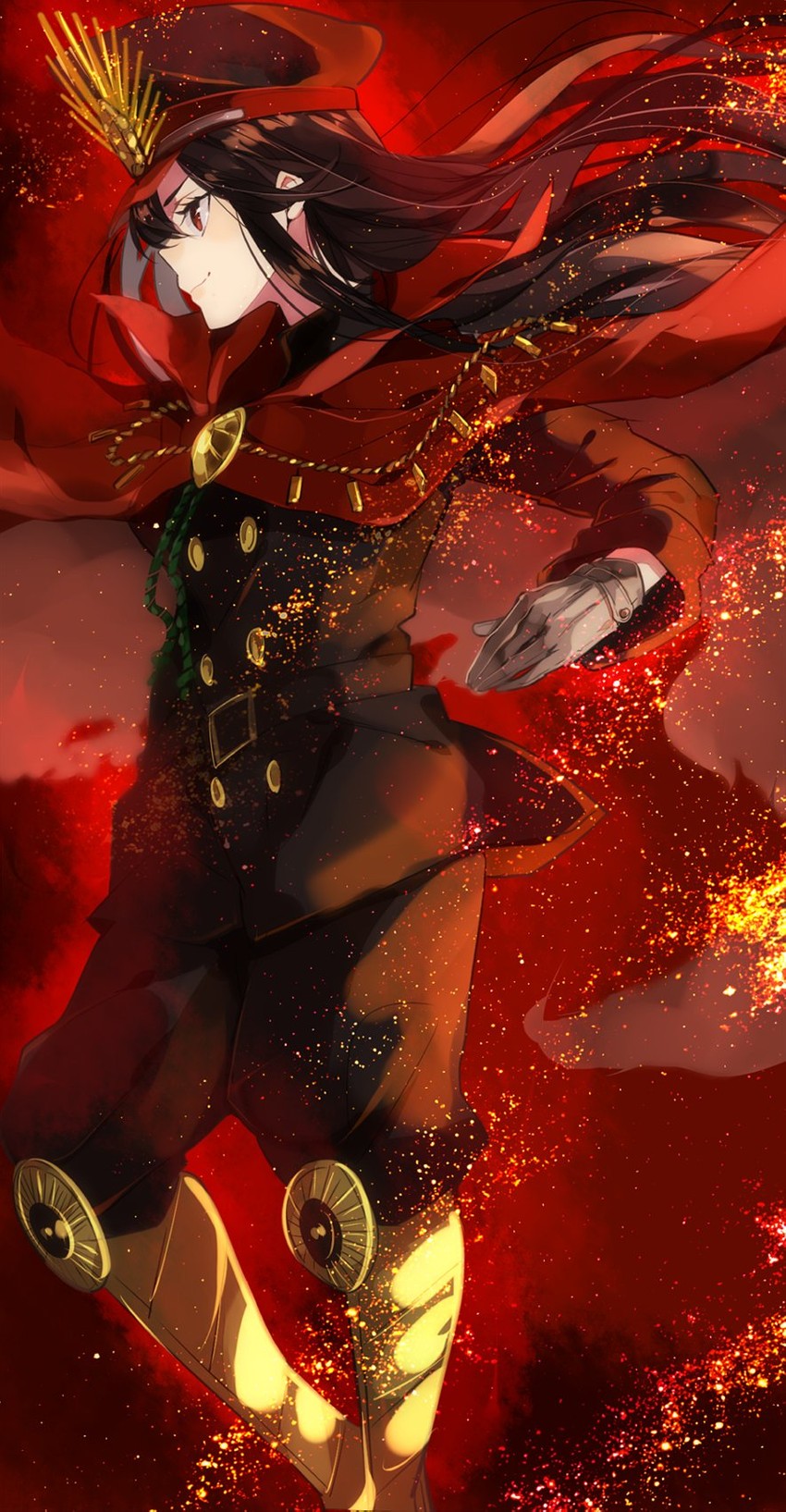 oda nobunaga (fate and 2 more) drawn by momiji_(00mmj00)
