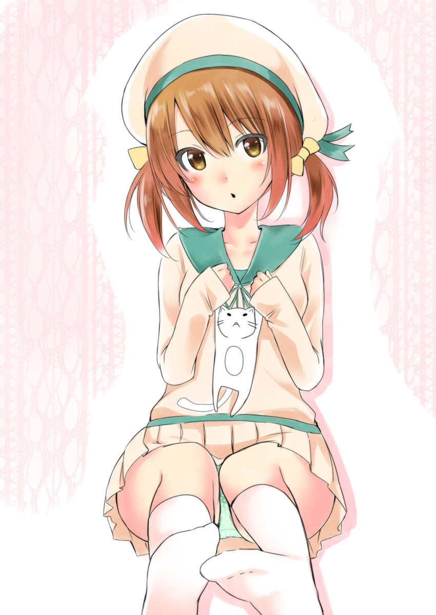 error musume, girl holding a cat, and batsubyou (kantai collection) drawn by yoshiki_(bpmaxm)