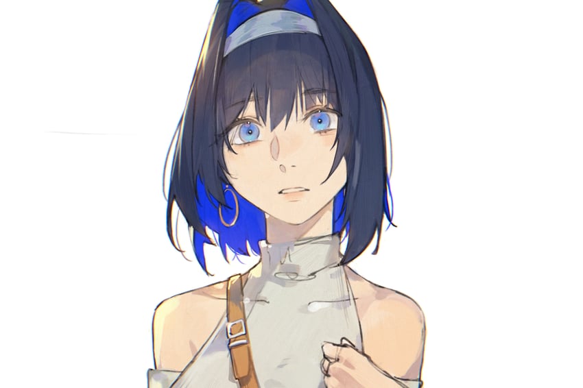 ouro kronii (hololive and 1 more) drawn by lucadark_art
