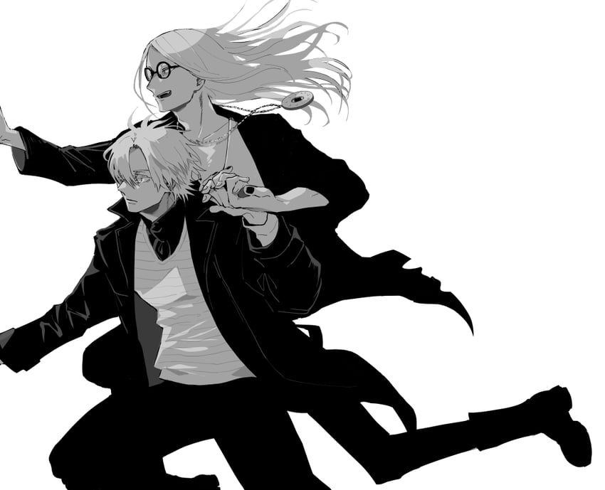 tezcatlipoca and daybit sem void (fate and 1 more) drawn by nobicco