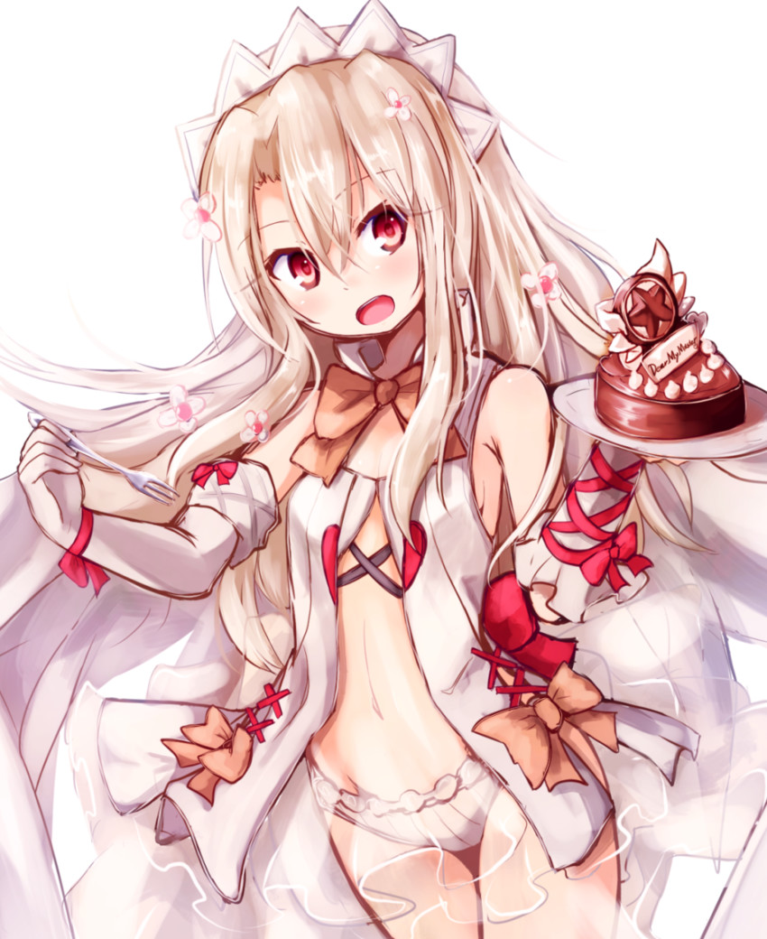 illyasviel von einzbern and magical ruby (fate and 2 more) drawn by baram
