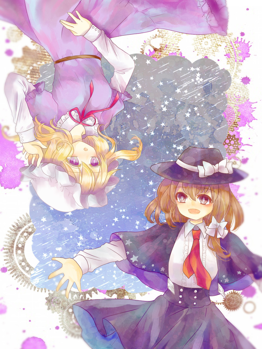 usami renko and maribel hearn (touhou) drawn by hika_(baby_berry)