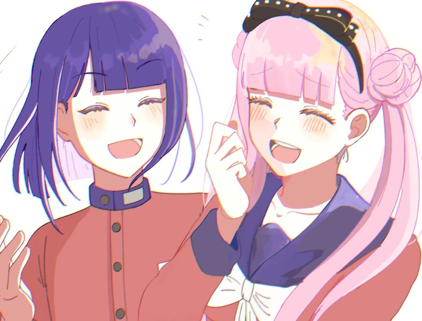 tsukumo kako and tsukumo ima (the hundred line -last defense academy-) drawn by nayka1611