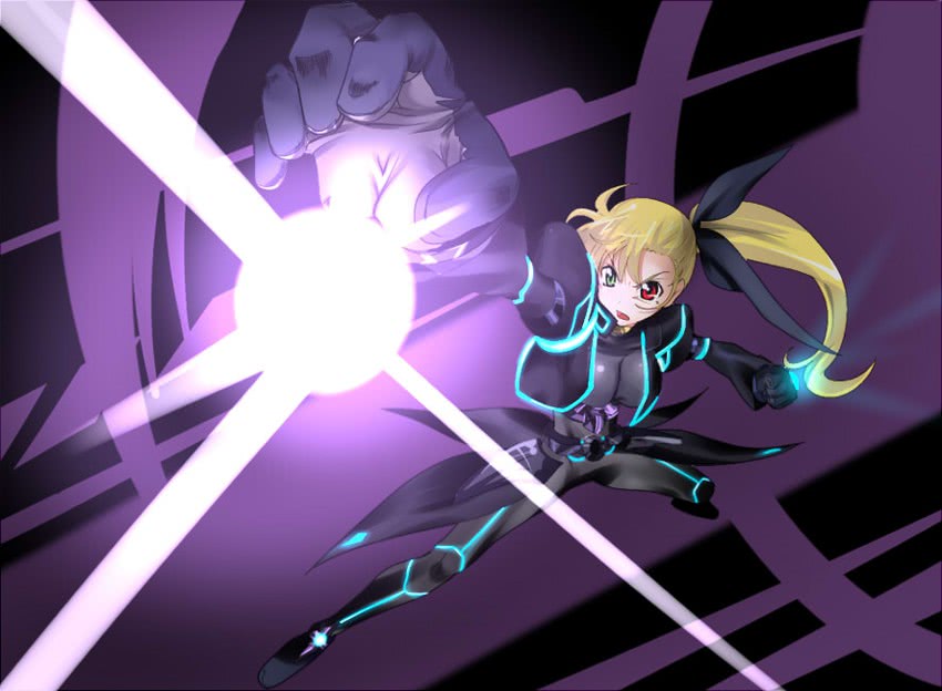 vivio (lyrical nanoha and 1 more) drawn by signalpink