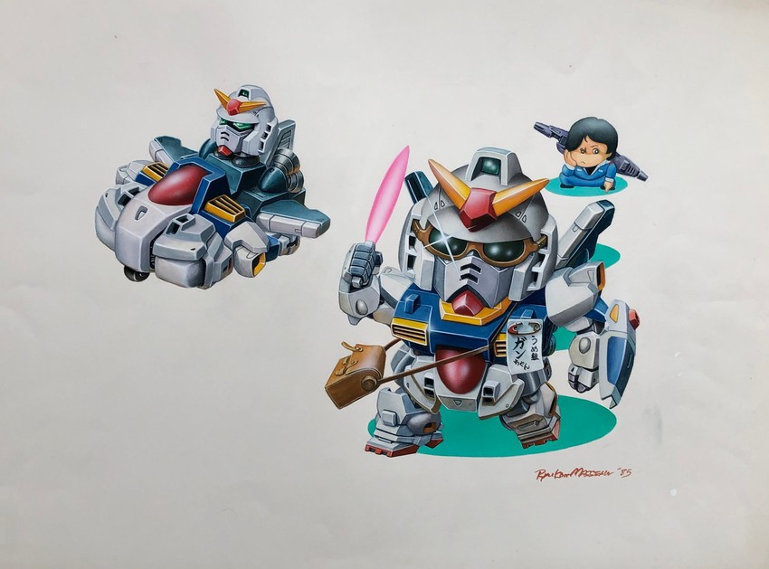 kamille bidan and zeta gundam (gundam and 2 more) drawn by ryukow_masseau