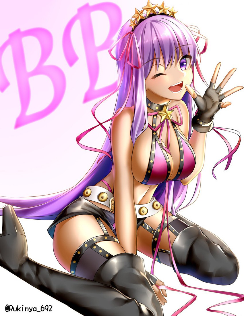 bb (fate and 1 more) drawn by rukinya_(nyanko_mogumogu)