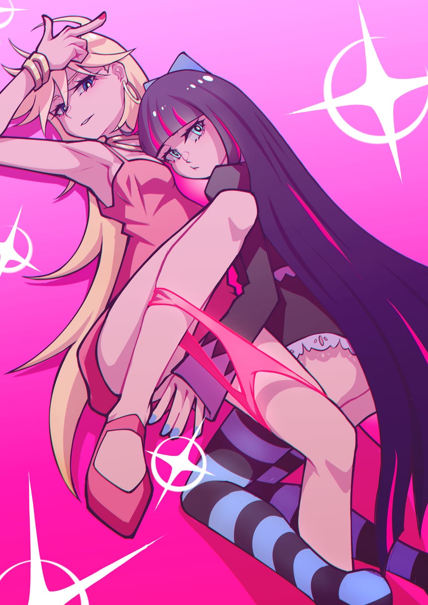 stocking and panty (panty & stocking with garterbelt) drawn by hej_510