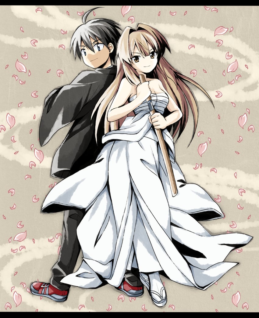 seto sun and michishio nagasumi (seto no hanayome) drawn by soranagi