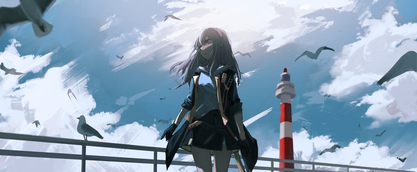 trailblazer and stelle (honkai and 1 more) drawn by de4d_fish