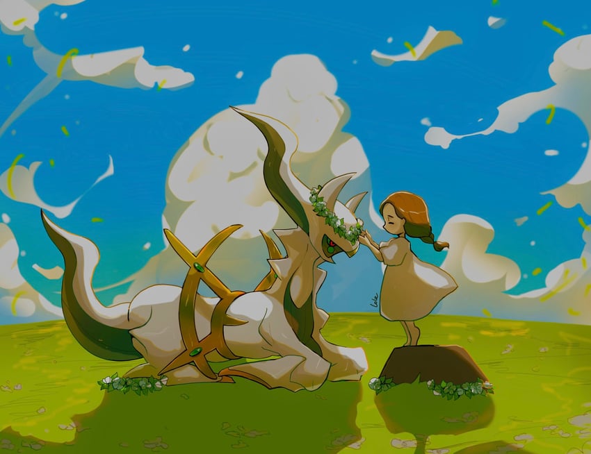 arceus (original and 1 more) drawn by lole_pokemon
