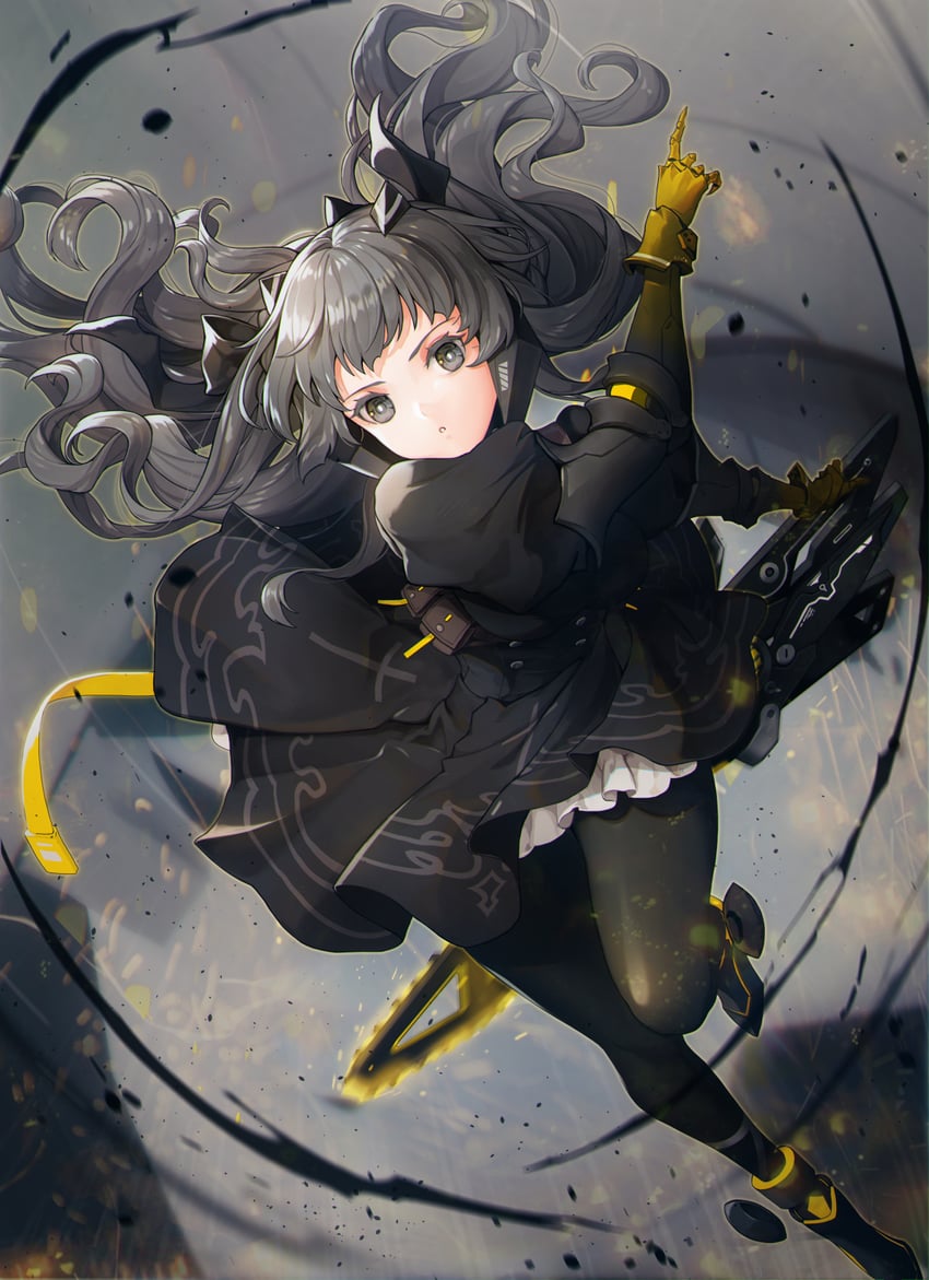 nanami and nanami: storm (punishing: gray raven) drawn by y.i._(lave2217)