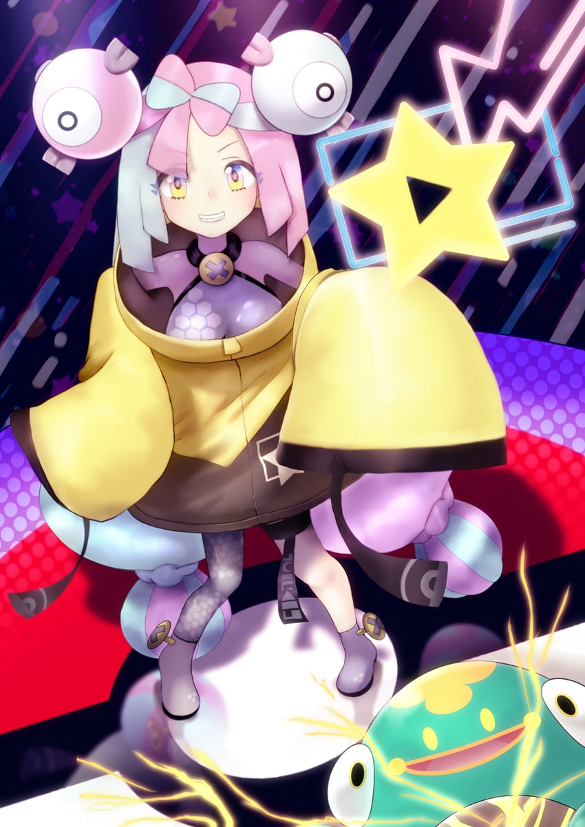 iono and bellibolt (pokemon and 1 more) drawn by hiroiro
