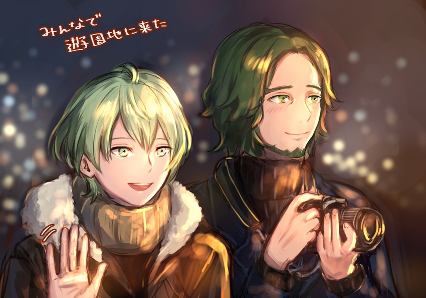 male byleth and seteth (fire emblem and 1 more) drawn by mihitashi