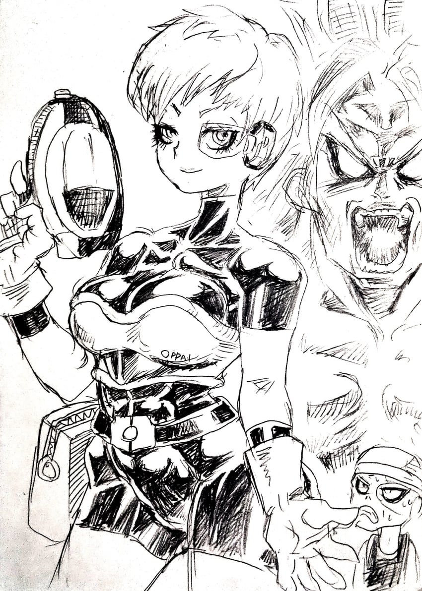 broly, cheelai, and lemo (dragon ball and 2 more) drawn by blqueen