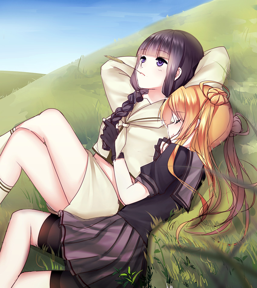 kitakami, abukuma, kitakami kai ni, and abukuma kai ni (kantai collection) drawn by mallizmora
