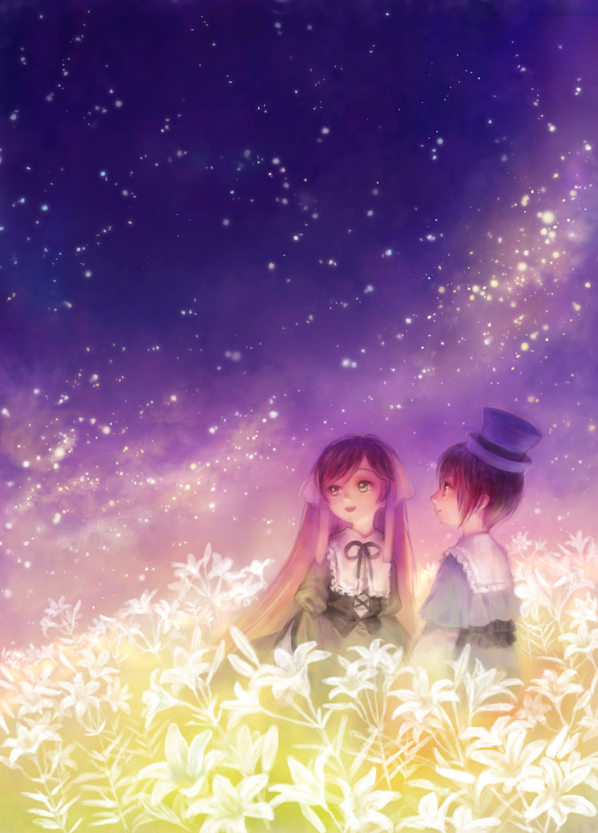 suiseiseki and souseiseki (rozen maiden) drawn by miya_(foolish_order)