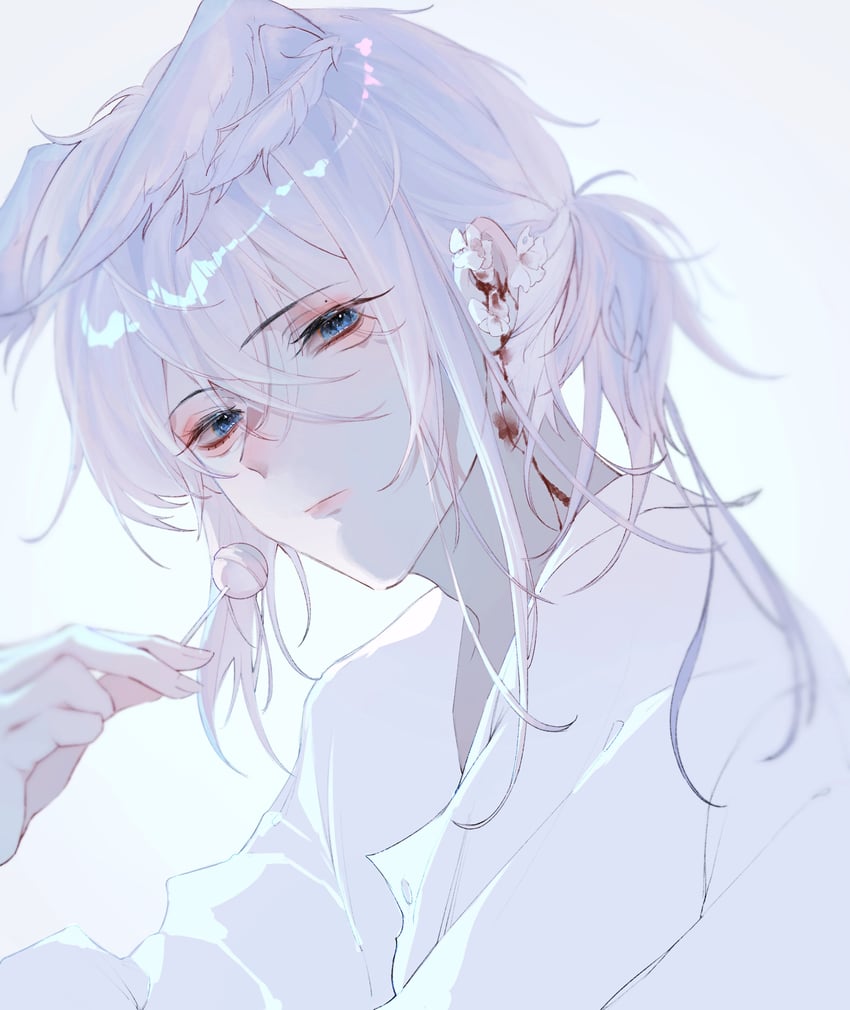 bai xiao (sky: children of the light) drawn by lu87168373