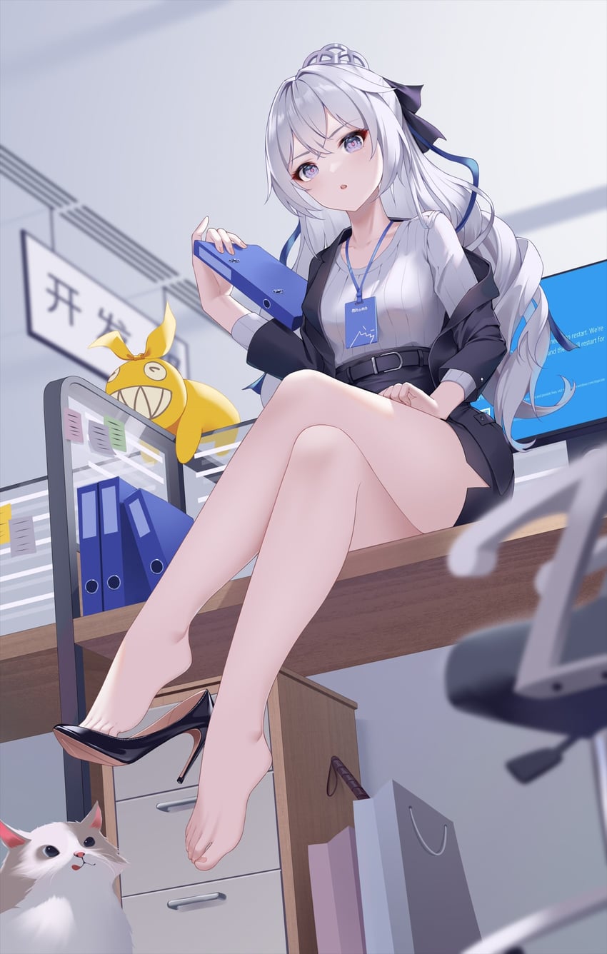 bronya zaychik and homu (honkai and 1 more) drawn by bingchuan_xian_yu_huang