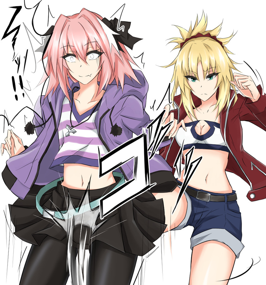 astolfo and mordred (fate and 1 more) drawn by watarase_piro