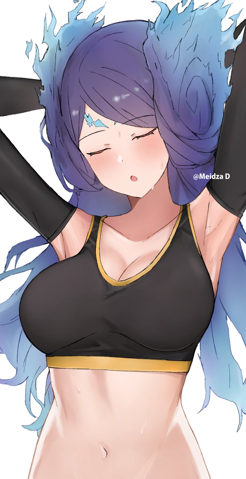 sena and brighid (xenoblade chronicles and 2 more) drawn by meidza_d