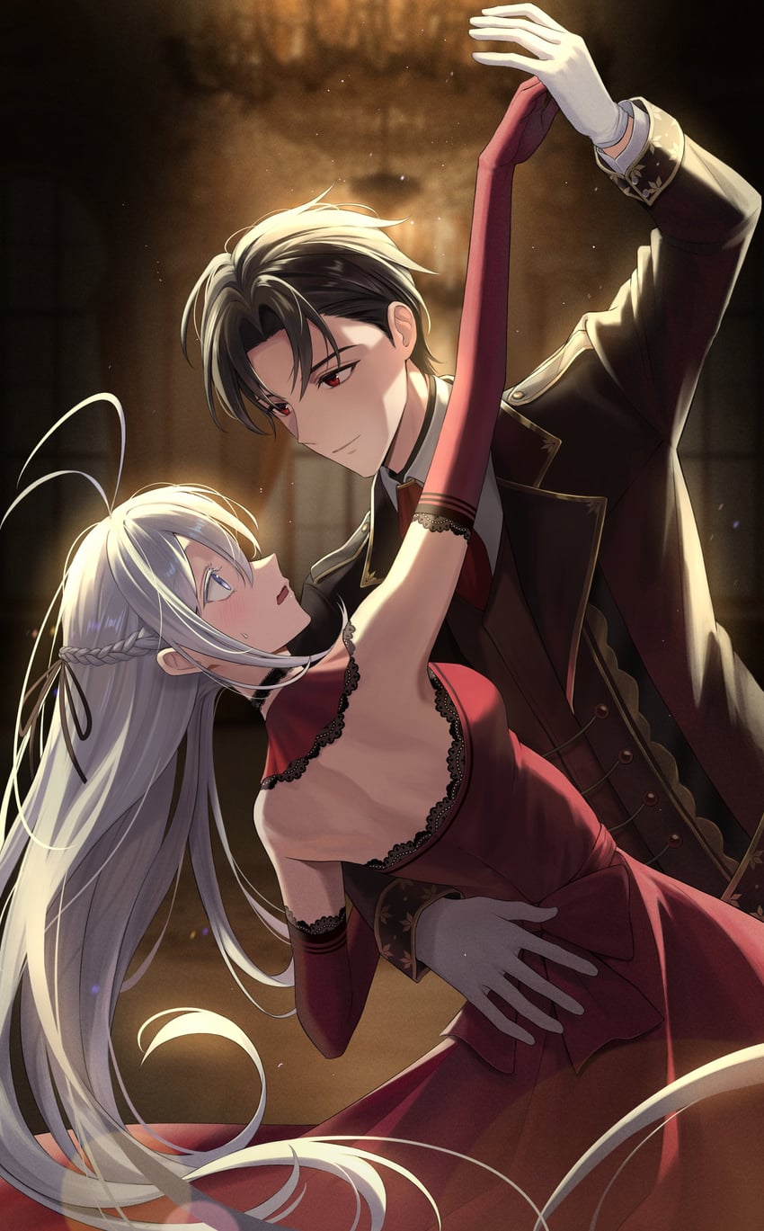 vladilena millize and shinei nouzen (86 -eightysix-) drawn by kuri_o_o