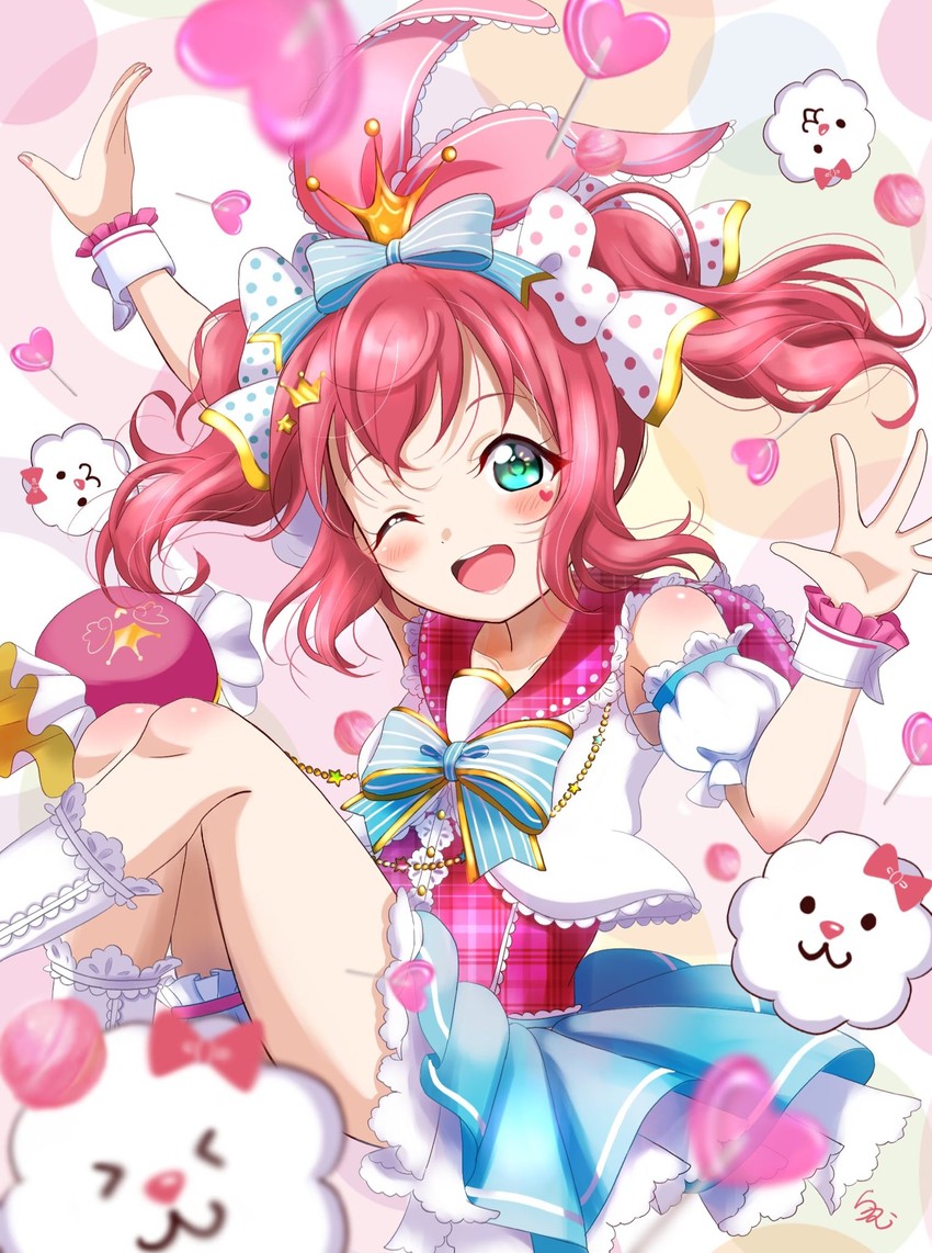 kurosawa ruby (love live! and 1 more) drawn by ranemu