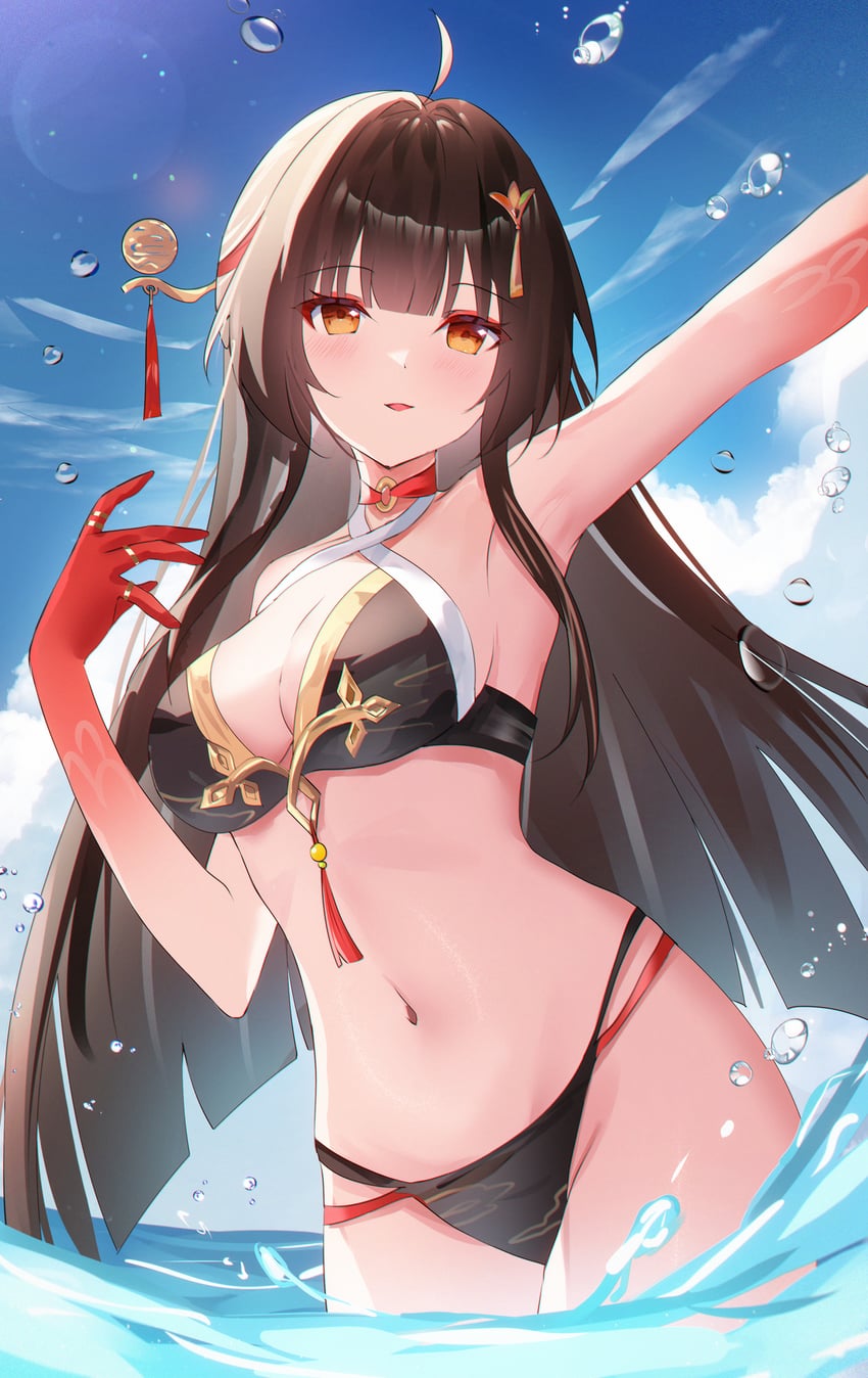 lingsha (honkai and 1 more) drawn by usagi_(786113654)