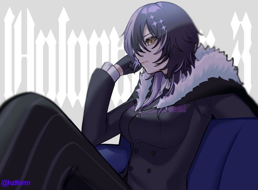 shiori novella (hololive and 1 more) drawn by hazel_(hzlform)