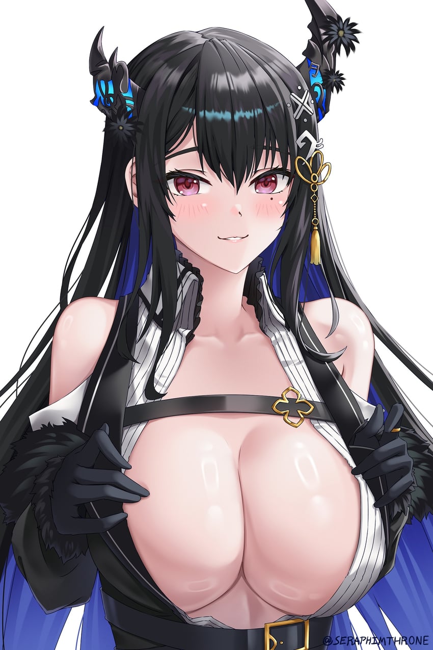 nerissa ravencroft (hololive and 1 more) drawn by seraphim_throne