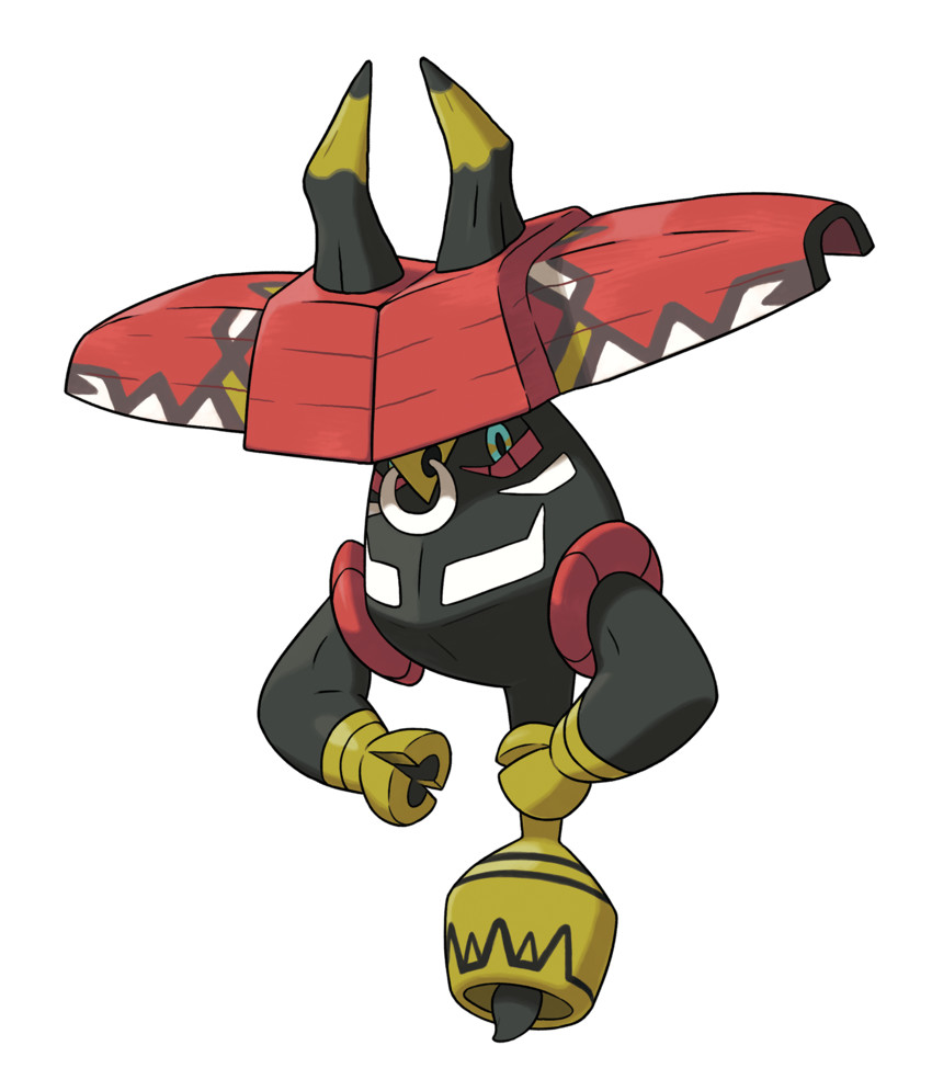 tapu bulu (pokemon) drawn by sugimori_ken