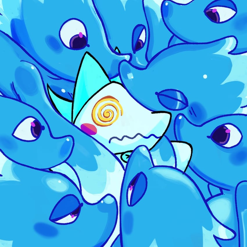 tasque manager and miss mizzle (deltarune) drawn by freaky_frohicky