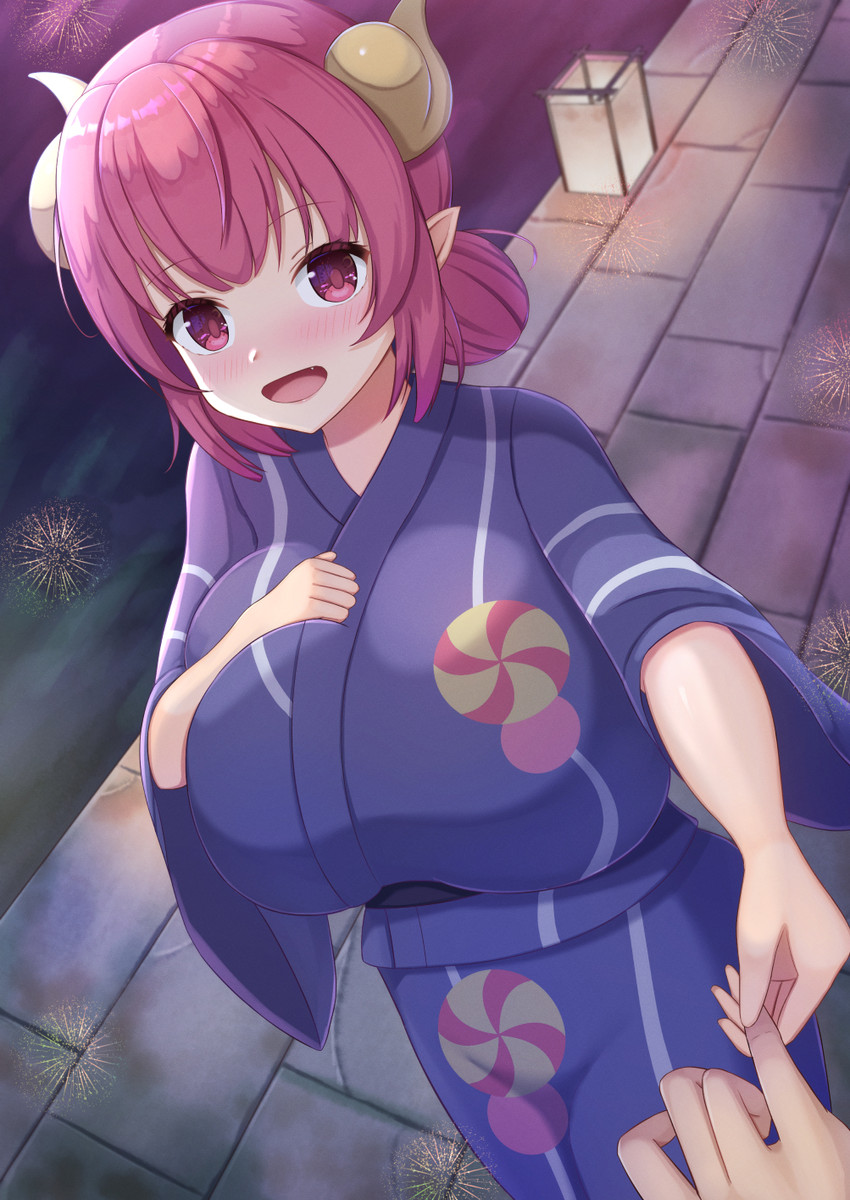 ilulu (kobayashi-san chi no maidragon) drawn by inari_jin