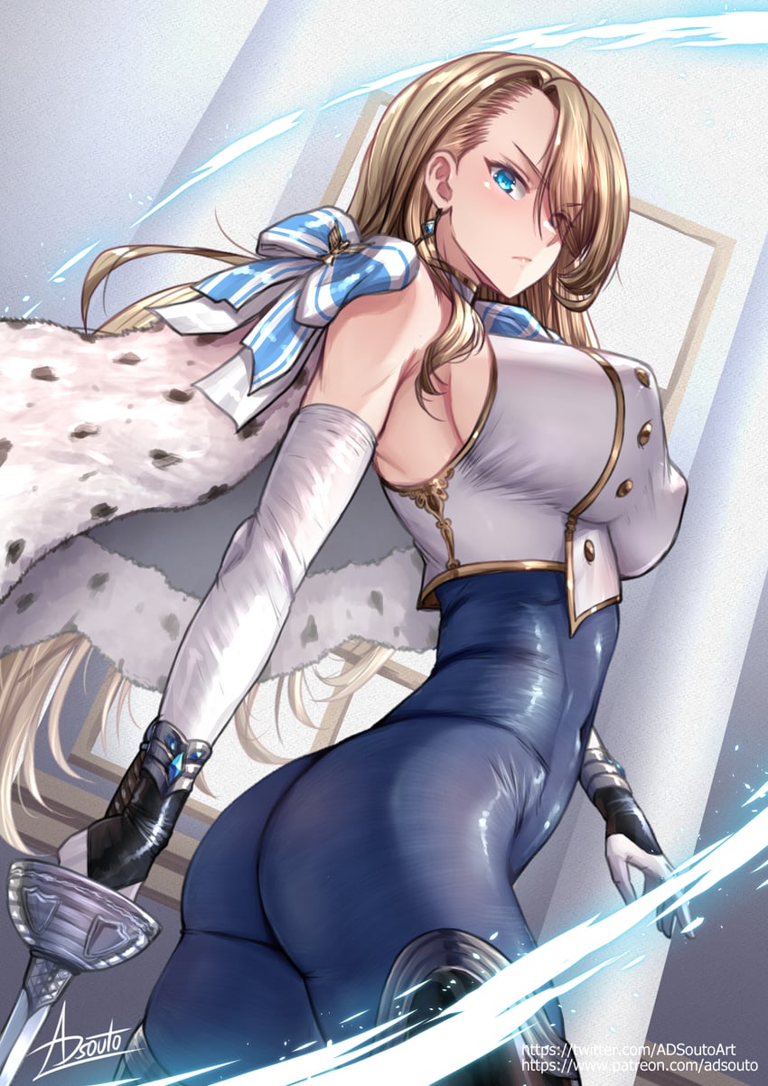 wilhelmina (brown dust and 1 more) drawn by adsouto