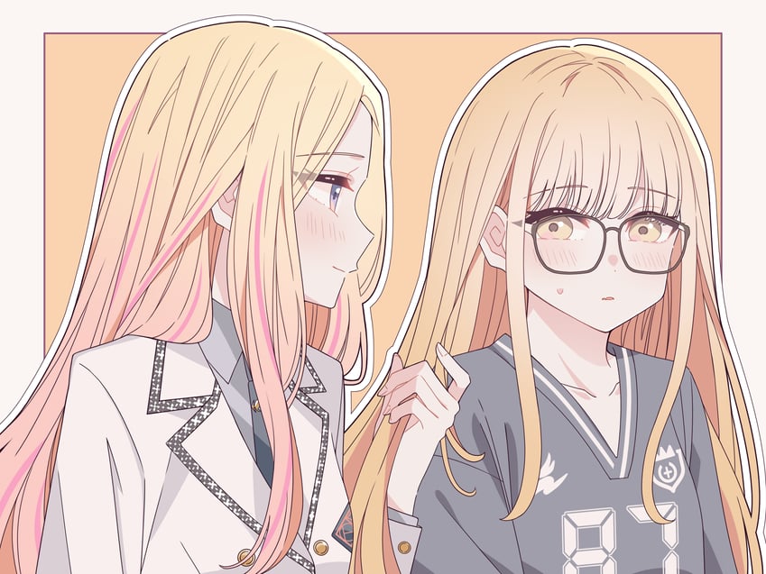 fujita kotone and juo sena (idolmaster and 1 more) drawn by kousaka_0v0