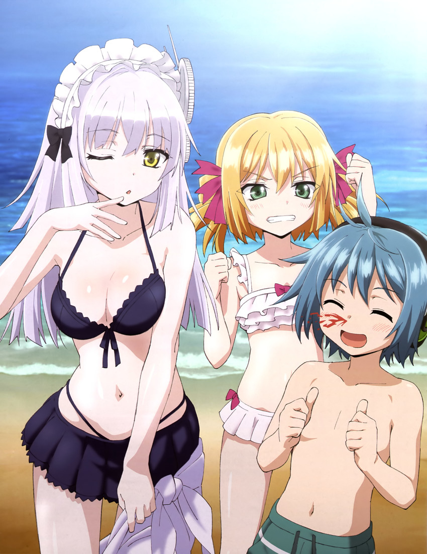 ryuzu, marie bell breguet, and miura naoto (clockwork planet)