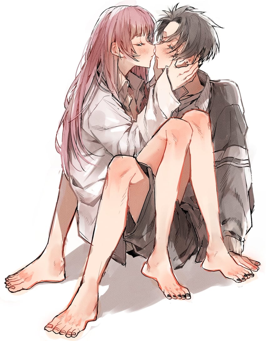 nanakusa nazuna and yamori kou (yofukashi no uta) drawn by funa2001