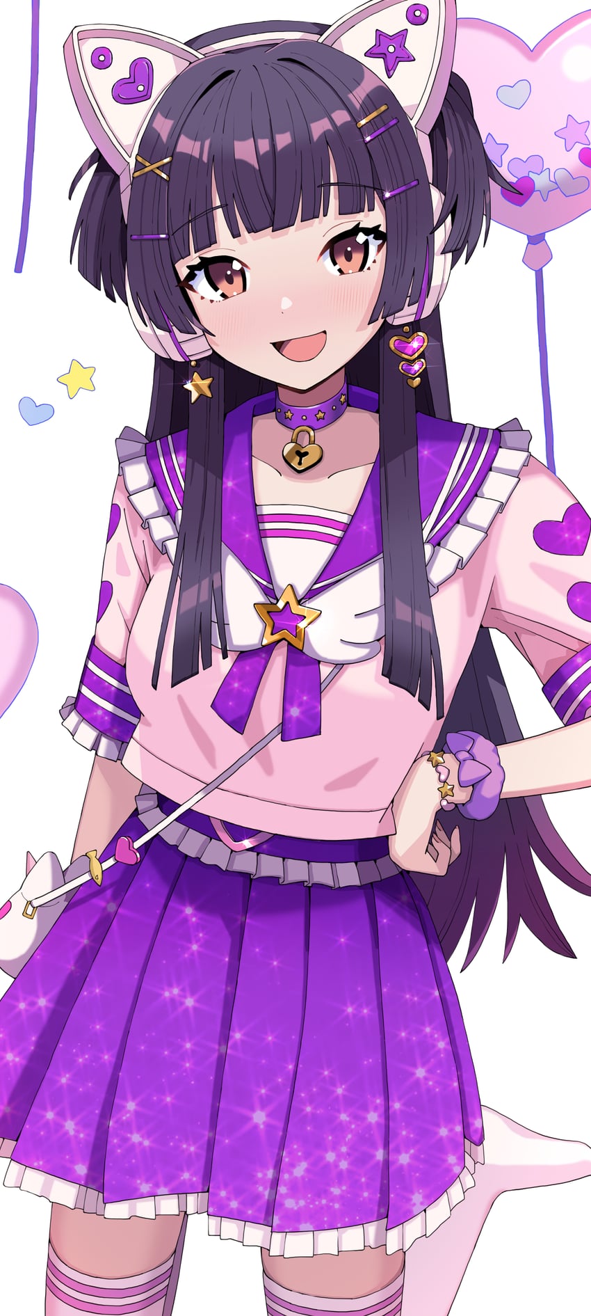 mayuzumi fuyuko (idolmaster and 1 more) drawn by morumoru_x
