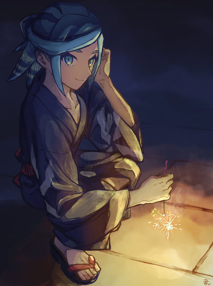 grusha (pokemon and 1 more) drawn by min_(myna8247)