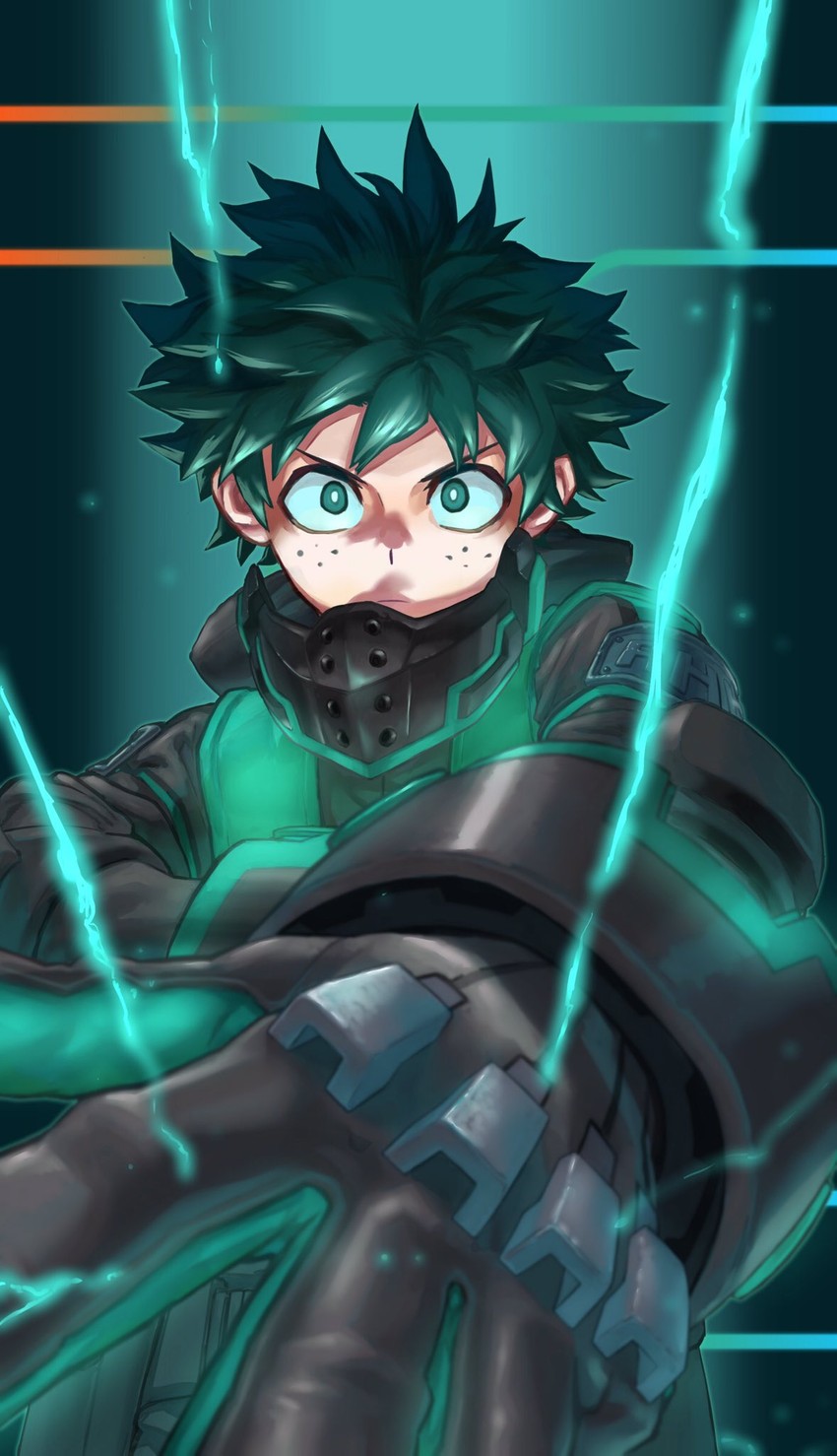 midoriya izuku (boku no hero academia) drawn by yomoyama_yotabanashi